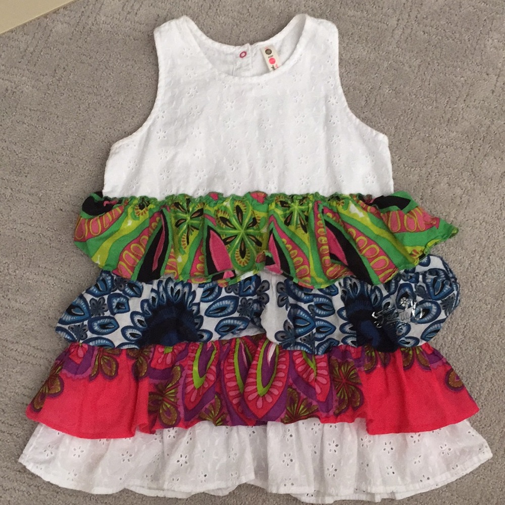 Size 11/12 Desigual ruffle tank top